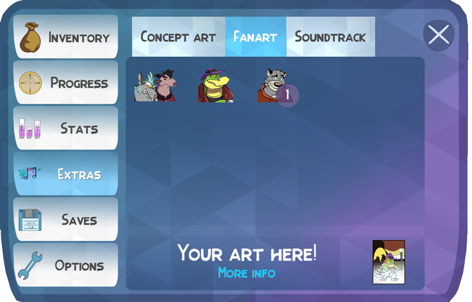 BROK fanart menu