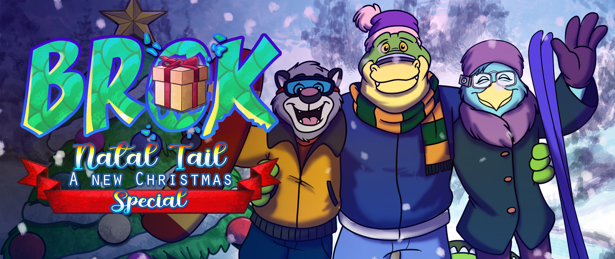 BROK Xmas visual novel logo